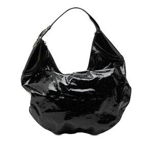 Pre-Loved Gucci Patent Horsebit Glam Hobo